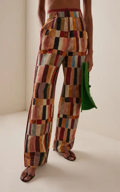 ALÉMAIS Marjorelle Linen-Silk Wide-Leg Pants | Thumbnail 3 ALÉMAIS Marjorelle Linen-Silk Wide-Leg Pants | Thumbnail 3