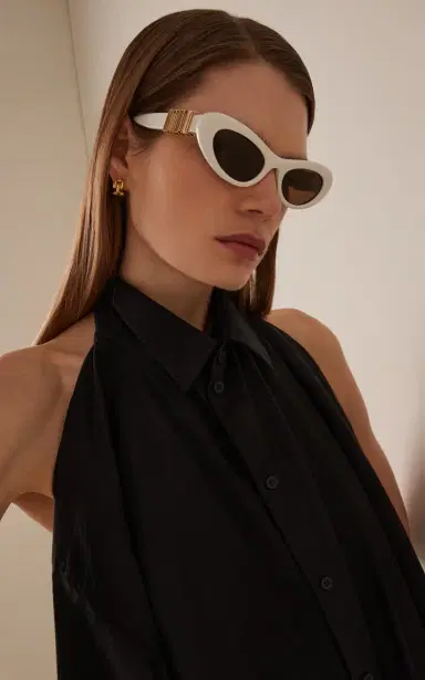 Loewe Slim Acetate Cat-Eye Sunglasses | Thumbnail 2 Loewe Slim Acetate Cat-Eye Sunglasses | Thumbnail 2