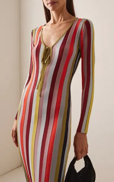 Third Form Rhythm Striped Knit Maxi Dress | Thumbnail 3 Third Form Rhythm Striped Knit Maxi Dress | Thumbnail 3