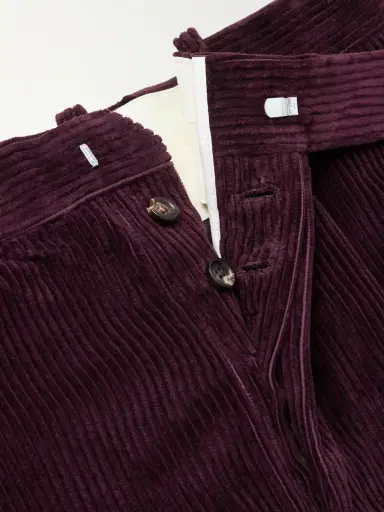 BODE Wide-Leg Cropped Pleated Cotton-Corduroy Trousers - Men | Thumbnail 6 BODE Wide-Leg Cropped Pleated Cotton-Corduroy Trousers - Men | Thumbnail 6