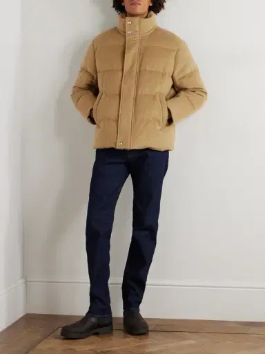 Loro Piana Giulio Quilted Storm System® Cashmere Down Jacket - Men | Thumbnail 2 Loro Piana Giulio Quilted Storm System® Cashmere Down Jacket - Men | Thumbnail 2