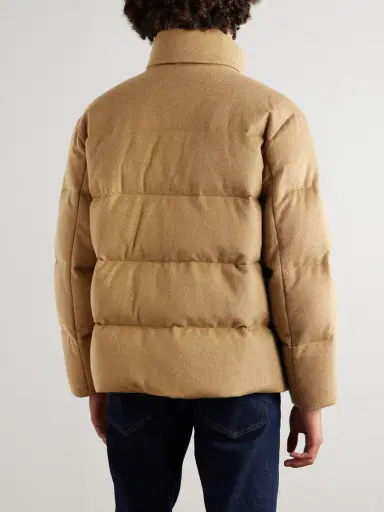 Loro Piana Giulio Quilted Storm System® Cashmere Down Jacket - Men | Thumbnail 3 Loro Piana Giulio Quilted Storm System® Cashmere Down Jacket - Men | Thumbnail 3