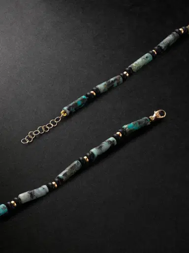 JIA JIA Gold Onyx Necklace - Men | Thumbnail 3 JIA JIA Gold Onyx Necklace - Men | Thumbnail 3
