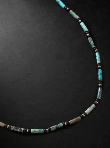 JIA JIA Gold Onyx Necklace - Men | Thumbnail 1 JIA JIA Gold Onyx Necklace - Men | Thumbnail 1