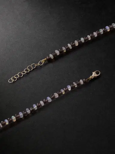 JIA JIA Gold, Opal and Quartz Necklace - Men | Thumbnail 3 JIA JIA Gold, Opal and Quartz Necklace - Men | Thumbnail 3