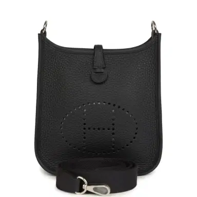 HERMÈS Hermes Evelyne TPM Caban Clemence Palladium Hardware | Thumbnail 1 HERMÈS Hermes Evelyne TPM Caban Clemence Palladium Hardware | Thumbnail 1
