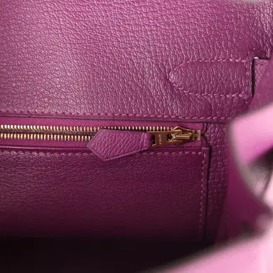 HERMÈS Pre-owned Hermes Birkin 30 Anemone Epsom Gold Hardware | Thumbnail 9 HERMÈS Pre-owned Hermes Birkin 30 Anemone Epsom Gold Hardware | Thumbnail 9