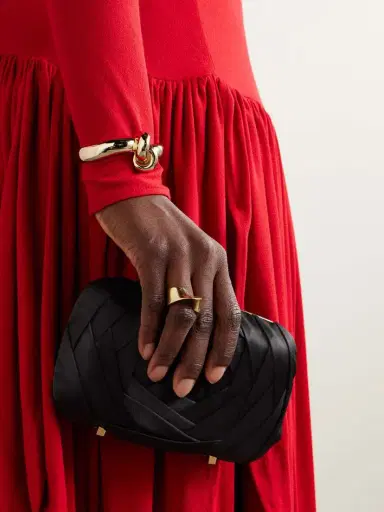 Roger Vivier Boite De Nuit Rose Embellished Satin Clutch | Thumbnail 6 Roger Vivier Boite De Nuit Rose Embellished Satin Clutch | Thumbnail 6