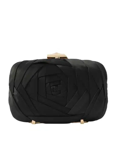Roger Vivier Boite De Nuit Rose Embellished Satin Clutch | Thumbnail 1 Roger Vivier Boite De Nuit Rose Embellished Satin Clutch | Thumbnail 1