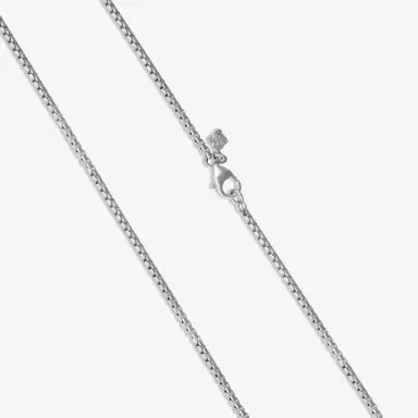 Armenta Armenta Romero Grey Sterling Silver Tiger Eye Round Enhancer Necklace by The Solist | Thumbnail 3 Armenta Armenta Romero Grey Sterling Silver Tiger Eye Round Enhancer Necklace by The Solist | Thumbnail 3