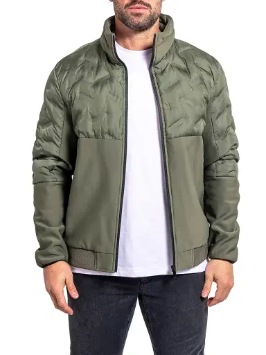 Maceoo Men's Ascension Bomber Jacket - Green | Thumbnail 2 Maceoo Men's Ascension Bomber Jacket - Green | Thumbnail 2