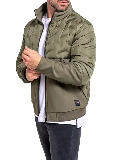 Maceoo Men's Ascension Bomber Jacket - Green | Thumbnail 4 Maceoo Men's Ascension Bomber Jacket - Green | Thumbnail 4