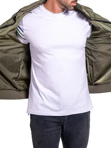 Maceoo Men's Ascension Bomber Jacket - Green | Thumbnail 7 Maceoo Men's Ascension Bomber Jacket - Green | Thumbnail 7