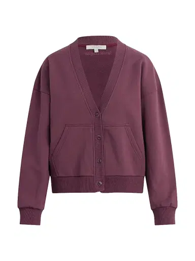 Favorite Daughter Women's The Cutesy Cotton V-Neck Crop Cardigan | Thumbnail 1 Favorite Daughter Women's The Cutesy Cotton V-Neck Crop Cardigan | Thumbnail 1