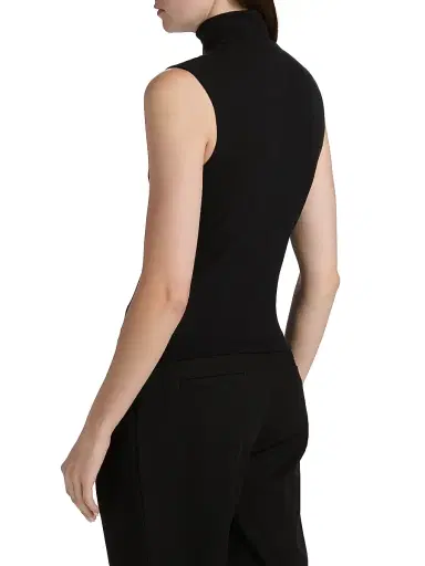 LESET Women's Lauren Sleeveless Turtleneck Top - Black - Size XL | Thumbnail 5 LESET Women's Lauren Sleeveless Turtleneck Top - Black - Size XL | Thumbnail 5