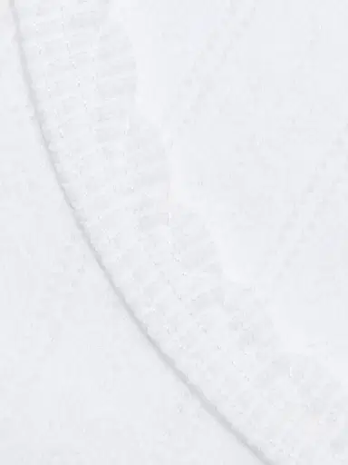 Leset Women's Pointelle Sleeveless Crewneck Top - White | Thumbnail 7 Leset Women's Pointelle Sleeveless Crewneck Top - White | Thumbnail 7