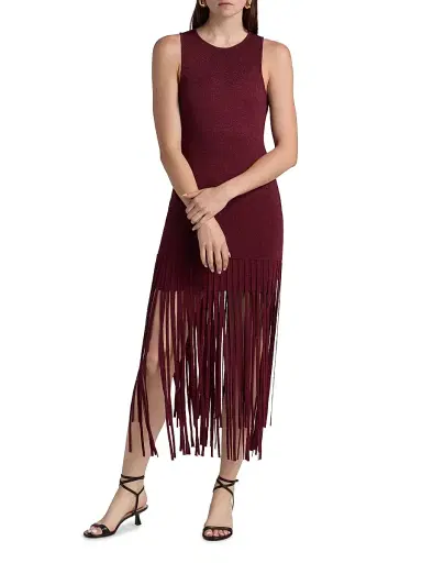 Toccin Women's Margaux Fringe-Hem Dress | Thumbnail 3 Toccin Women's Margaux Fringe-Hem Dress | Thumbnail 3