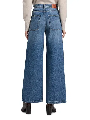 Ba&sh Women's Zoel Wide-Leg Jeans - Blue Denim - Size XL | Thumbnail 5 Ba&sh Women's Zoel Wide-Leg Jeans - Blue Denim - Size XL | Thumbnail 5