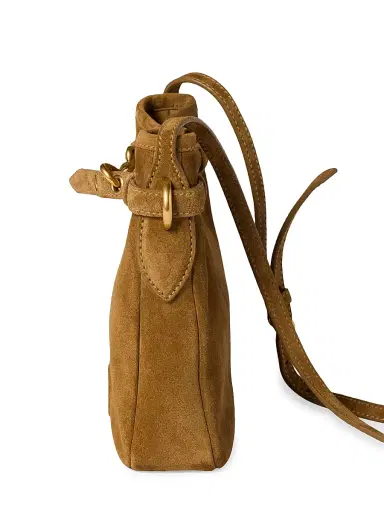 Miu Miu Women's Suede Pouch - Brown | Thumbnail 9 Miu Miu Women's Suede Pouch - Brown | Thumbnail 9