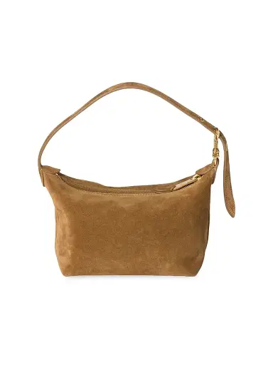 Miu Miu Women's Suede Pouch Top Handle Bag - Beige | Thumbnail 3 Miu Miu Women's Suede Pouch Top Handle Bag - Beige | Thumbnail 3