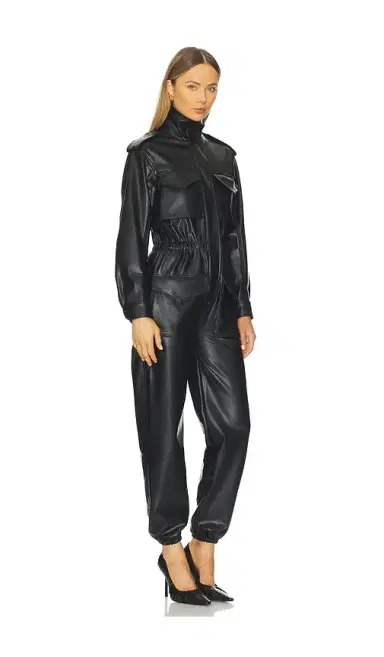 Norma Kamali Turtleneck Cargo Jumpsuit | Thumbnail 2 Norma Kamali Turtleneck Cargo Jumpsuit | Thumbnail 2