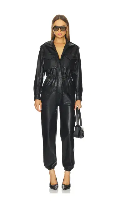 Norma Kamali Turtleneck Cargo Jumpsuit | Thumbnail 1 Norma Kamali Turtleneck Cargo Jumpsuit | Thumbnail 1
