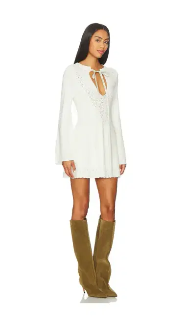 Free People Bali Old Flame Sweater Dress | Thumbnail 2 Free People Bali Old Flame Sweater Dress | Thumbnail 2