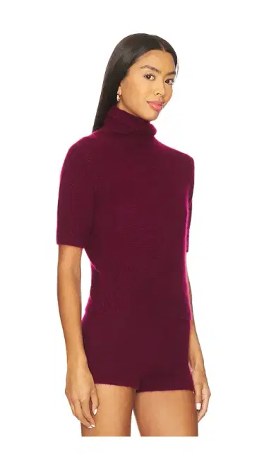 W. Cashmere Tansy Short Sleeve Pullover | Thumbnail 2 W. Cashmere Tansy Short Sleeve Pullover | Thumbnail 2