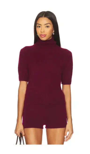 W. Cashmere Tansy Short Sleeve Pullover | Thumbnail 1 W. Cashmere Tansy Short Sleeve Pullover | Thumbnail 1