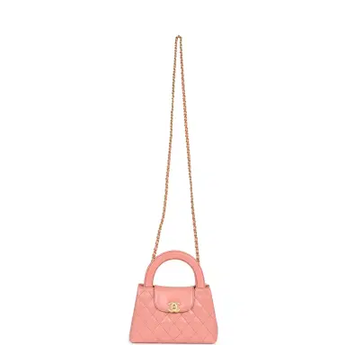 Chanel Chanel Small Kelly Shopper Coral Shiny Aged Calfskin Brushed Gold Hardware | Thumbnail 7 Chanel Chanel Small Kelly Shopper Coral Shiny Aged Calfskin Brushed Gold Hardware | Thumbnail 7