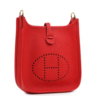 HERMÈS Hermes Evelyne TPM Rouge De Couer Clemence Gold Hardware | Thumbnail 2 HERMÈS Hermes Evelyne TPM Rouge De Couer Clemence Gold Hardware | Thumbnail 2