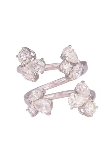 Zydo Diamond Four Cluster Open Ring | Thumbnail 1 Zydo Diamond Four Cluster Open Ring | Thumbnail 1