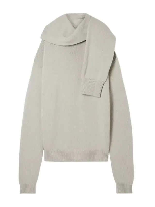 Calvin Klein Collection Mia Scarf-detailed Cashmere Sweater