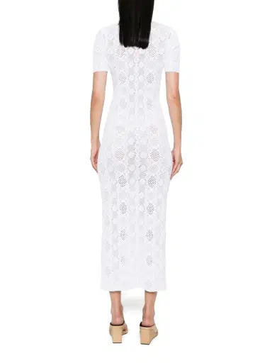 Alaïa Python Lace Knit Dress | Thumbnail 4 Alaïa Python Lace Knit Dress | Thumbnail 4
