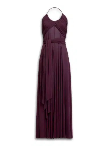 Alaïa Soft Jersey Cross Maxi Dress | Thumbnail 1 Alaïa Soft Jersey Cross Maxi Dress | Thumbnail 1
