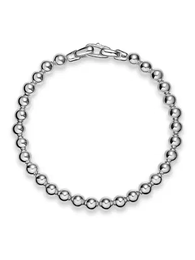 David Yurman Men's Spiritual Beads Metal Bead Bracelet in Sterling Silver, 6MM - Silver | Thumbnail 3 David Yurman Men's Spiritual Beads Metal Bead Bracelet in Sterling Silver, 6MM - Silver | Thumbnail 3