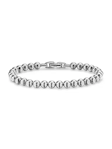 David Yurman Men's Spiritual Beads Metal Bead Bracelet in Sterling Silver, 6MM - Silver | Thumbnail 1 David Yurman Men's Spiritual Beads Metal Bead Bracelet in Sterling Silver, 6MM - Silver | Thumbnail 1