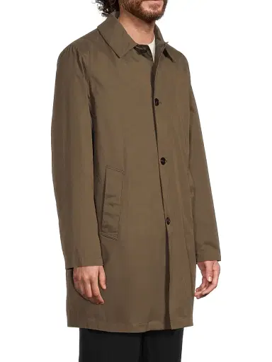 Paltò Men's Cantuccio Cotton Canvas Trench Coat | Thumbnail 4 Paltò Men's Cantuccio Cotton Canvas Trench Coat | Thumbnail 4