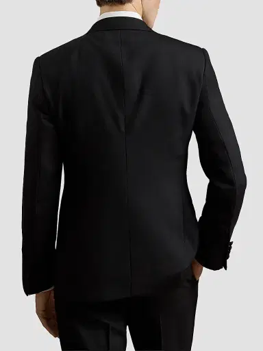 Ralph Lauren Purple Label Men's Slim-Fit Gregory Barathea Wool Tuxedo | Thumbnail 4 Ralph Lauren Purple Label Men's Slim-Fit Gregory Barathea Wool Tuxedo | Thumbnail 4