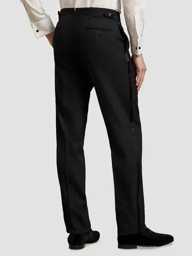 Ralph Lauren Purple Label Men's Slim-Fit Gregory Barathea Wool Tuxedo | Thumbnail 6 Ralph Lauren Purple Label Men's Slim-Fit Gregory Barathea Wool Tuxedo | Thumbnail 6