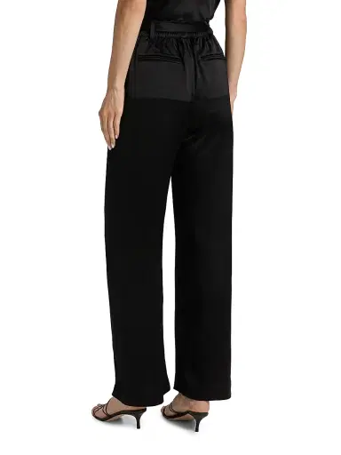 Leset Women's Barb Tie-Waist Pants - Black | Thumbnail 5 Leset Women's Barb Tie-Waist Pants - Black | Thumbnail 5