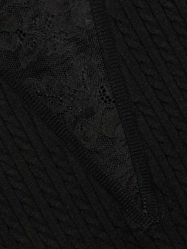 Fleur du Mal Women's Quinn Lace-Inset Minidress | Thumbnail 7 Fleur du Mal Women's Quinn Lace-Inset Minidress | Thumbnail 7