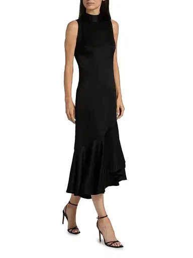 Kobi Halperin Women's Jenkins Asymmetric Cocktail Dress - Black | Thumbnail 2 Kobi Halperin Women's Jenkins Asymmetric Cocktail Dress - Black | Thumbnail 2