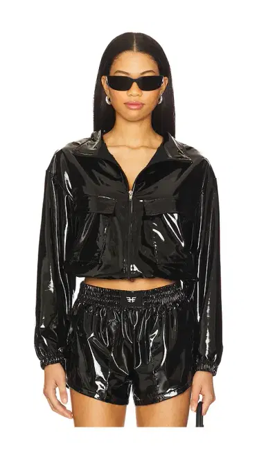 Heroine Sport Olympic Patent Jacket | Thumbnail 2 Heroine Sport Olympic Patent Jacket | Thumbnail 2