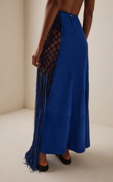 Gabriela Hearst Riverine Fringed Suede Maxi Skirt | Thumbnail 5 Gabriela Hearst Riverine Fringed Suede Maxi Skirt | Thumbnail 5