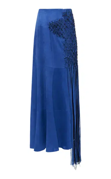 Gabriela Hearst Riverine Fringed Suede Maxi Skirt | Thumbnail 6 Gabriela Hearst Riverine Fringed Suede Maxi Skirt | Thumbnail 6
