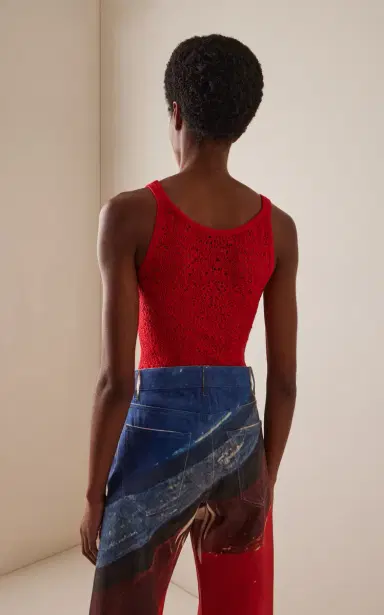 Gabriela Hearst Cyrinne Wool-Lace Tank Top | Thumbnail 4 Gabriela Hearst Cyrinne Wool-Lace Tank Top | Thumbnail 4