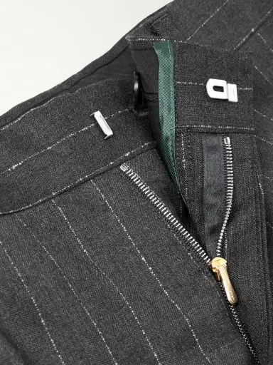 Paul Smith Straight-Leg Pinstriped Wool Trousers - Men | Thumbnail 6 Paul Smith Straight-Leg Pinstriped Wool Trousers - Men | Thumbnail 6