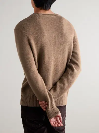 Burberry Intarsia-Knit Wool and Cashmere-Blend Sweater - Men | Thumbnail 3 Burberry Intarsia-Knit Wool and Cashmere-Blend Sweater - Men | Thumbnail 3