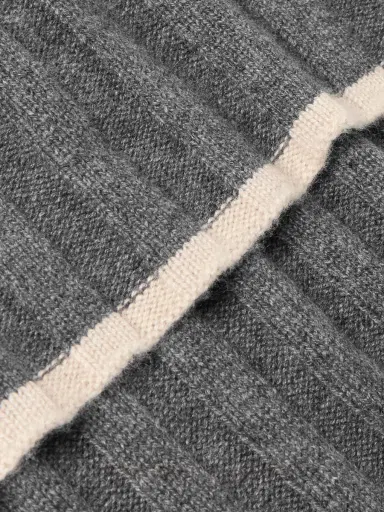 Brunello Cucinelli Ribbed Cashmere Scarf - Men | Thumbnail 3 Brunello Cucinelli Ribbed Cashmere Scarf - Men | Thumbnail 3